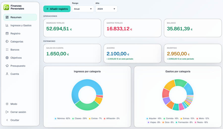 la mejor aplicacion para controlar tus finanzas personales tanto en escritorio como en movil