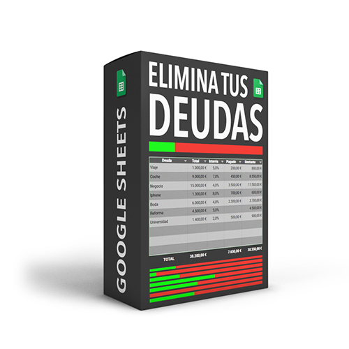Elimina tus deudas de forma sencilla con esta plantilla